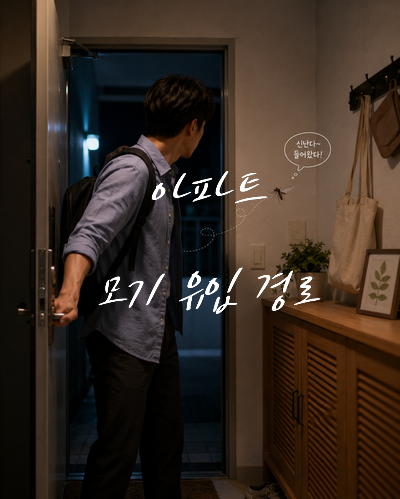 아파트 모기 유입 경로