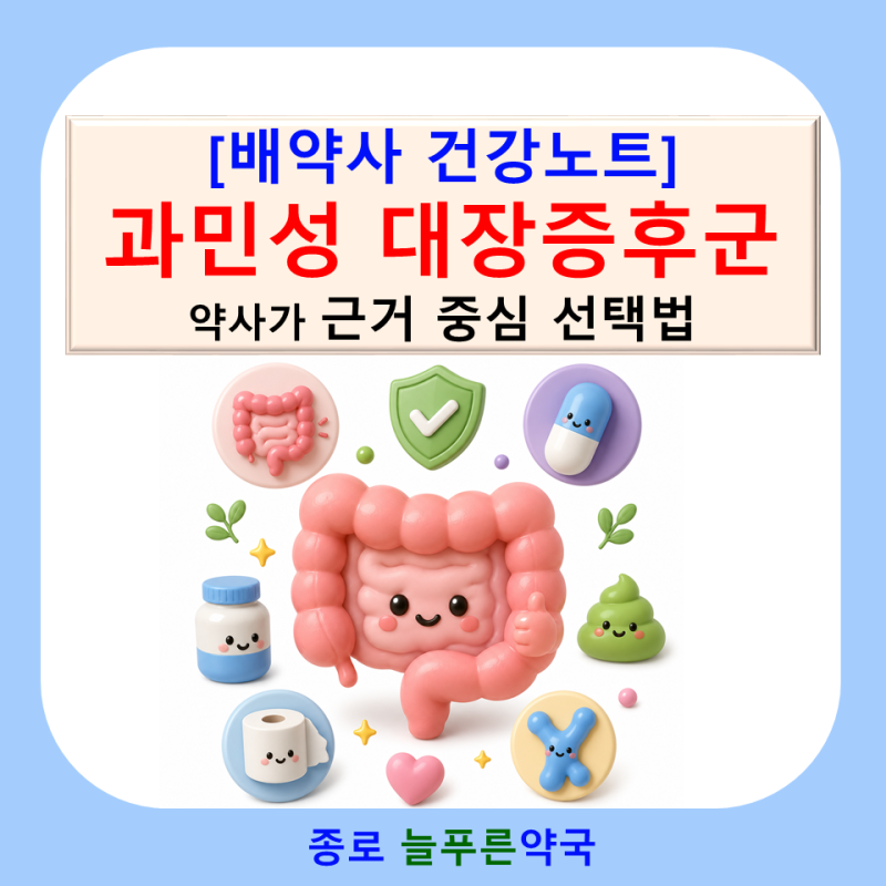 [배약사 건강노트]과민성 대장 증후군(IBS)의 모든 것 *원인부터 약물치료, 유산균, 식이요법