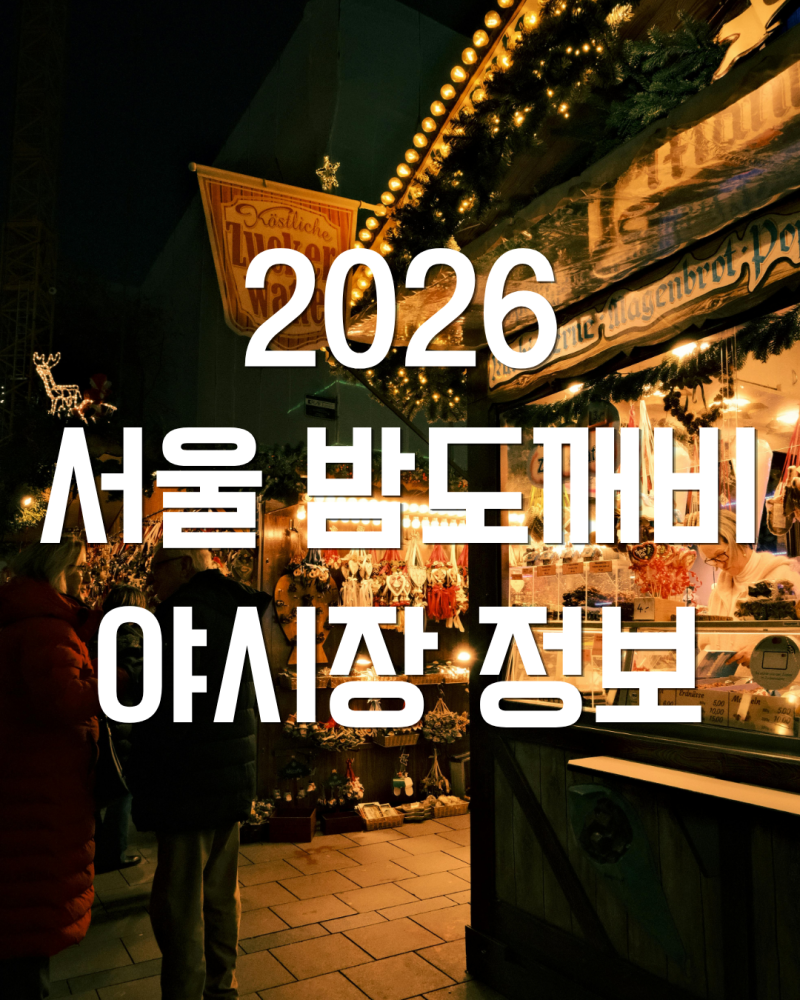 [2026년 6월 가볼만한곳] 돌아온 서울 밤도깨비 야시장! 여의도·반포·DDP 완벽 가이드 & 꿀팁