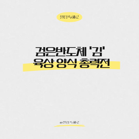  검은 반도체 '김'의 위기? 풀무원·대상 등 식품업계 김 육상 양식 총력전