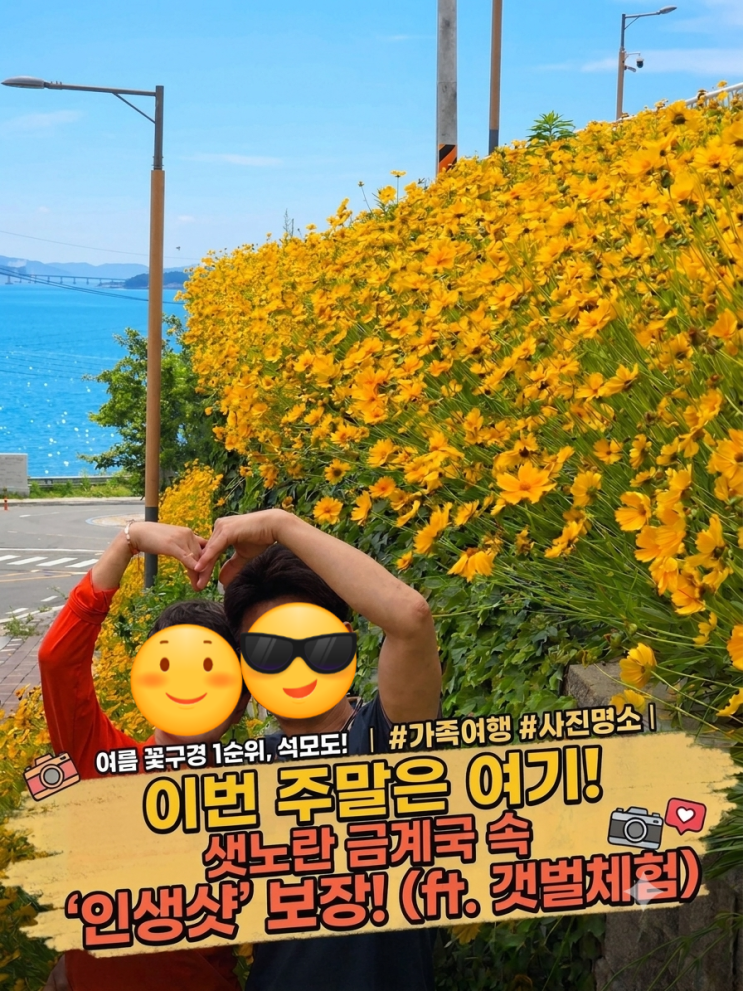  6월 7월 강화도 가볼만한곳 꽃구경명소, 석모도는 지금 금계국 축제중 똥손도 인생샷 가능