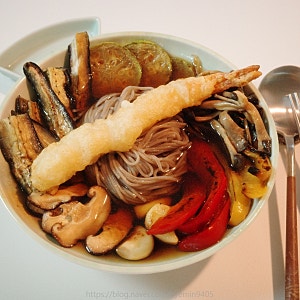 여름철 입맛없을때 시원한 소바 구운야채소바 레시피