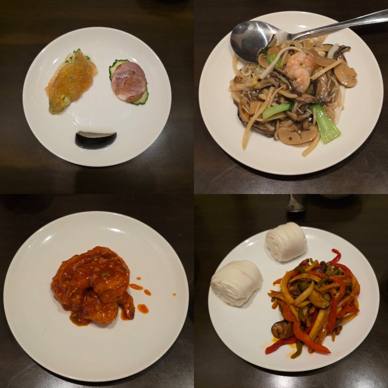 부산 기장 일광 애견동반 맛집 중식당 자스민 코스요리 후기