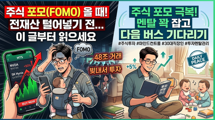  주식 포모(FOMO) 올 때 전재산 털어넣기 전, 이 글부터 읽으세요
