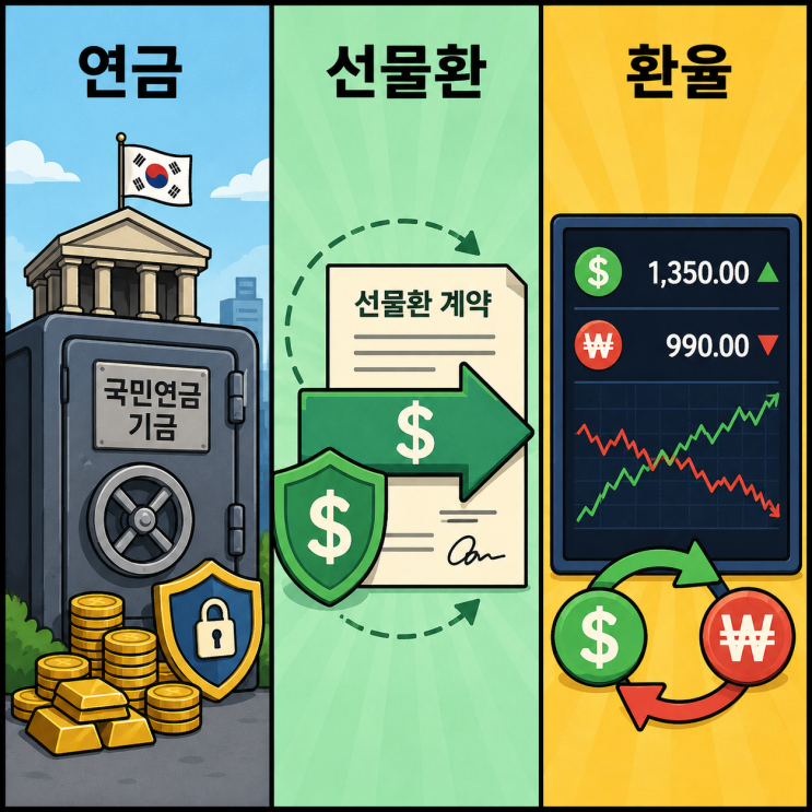  국민연금 환헤지, 환율 하단을 누르나