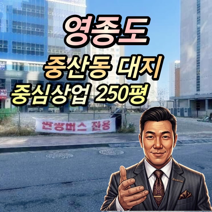  영종도 중산동 대지 경매 중심상업지역 250평 2024타경577914