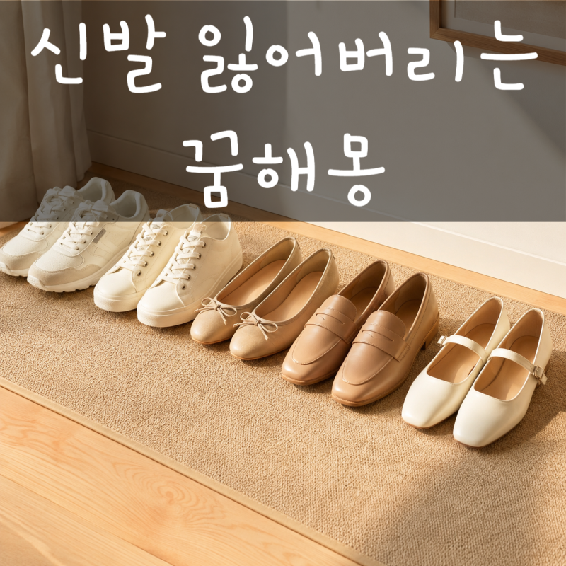 신발 잃어버리는 꿈 해몽: 새 신발 사는 꿈, 짝짝이로 신는 꿈은 이별 암시일까?