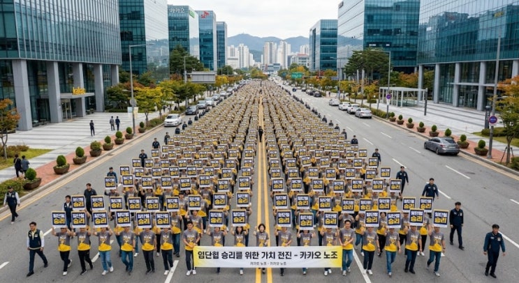 갈등: <b>카카오</b> 창사 이래 <b>첫</b> 부분 <b>파업</b> 돌입 팩트 분석... 