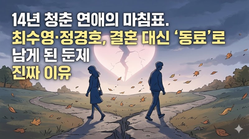 최수영·정경호 14년 열애 종지부, 결별 전 포착된 3가지 징후는 무엇일까?