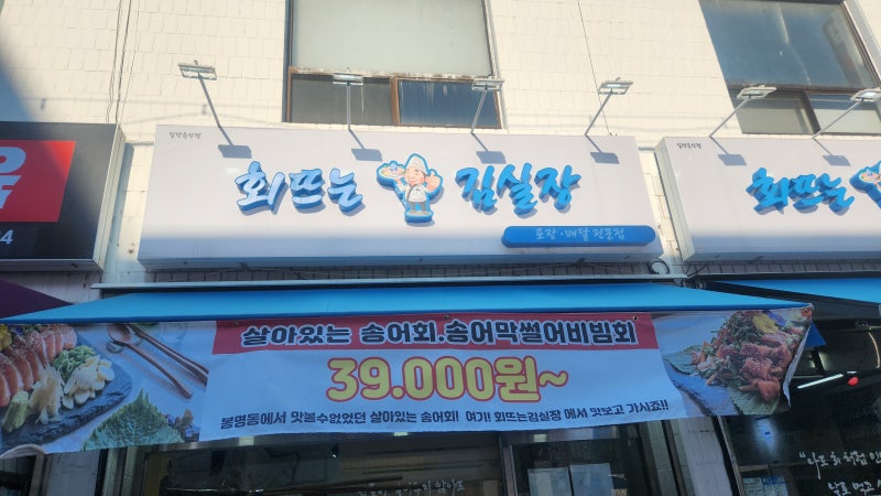 붉바리회와 산오징어회, 내돈내산으로 먹어본 솔직후기