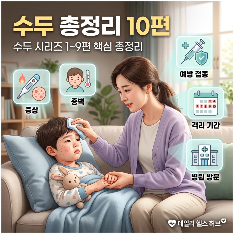 수두 증상부터 격리·치료·백신·합병증까지 한 번에 정리