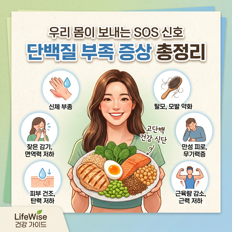 내 몸이 보내는 SOS, 단백질 부족 증상과 하루 권장 섭취량 계산법