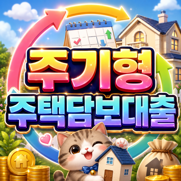  2026 주기형주택담보대출 최대 한도와 금리 안정 혜택까지 한 번에 잡는 주담대 핵심 전략!
