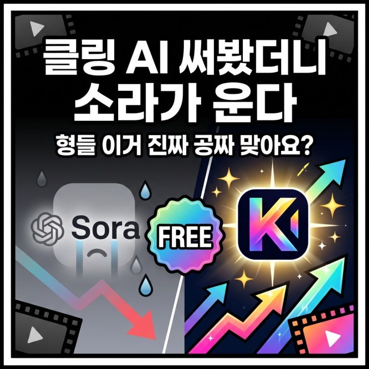  클링 AI 장점 대박, 써봤더니 소라가 운다...이거 진짜 공짜 맞나?