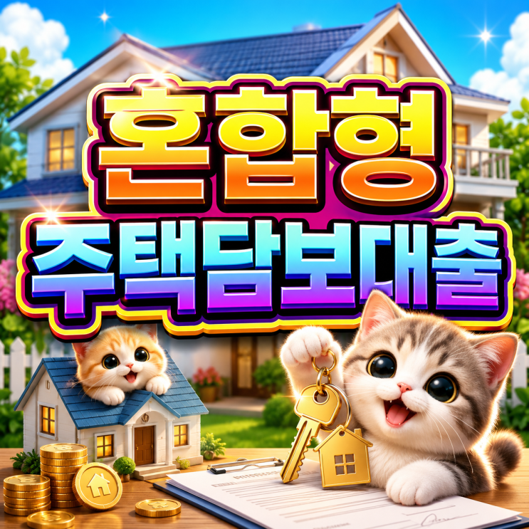  2026 혼합형주택담보대출 최대 한도와 금리 혜택 제대로 받는 핵심 기준은!?
