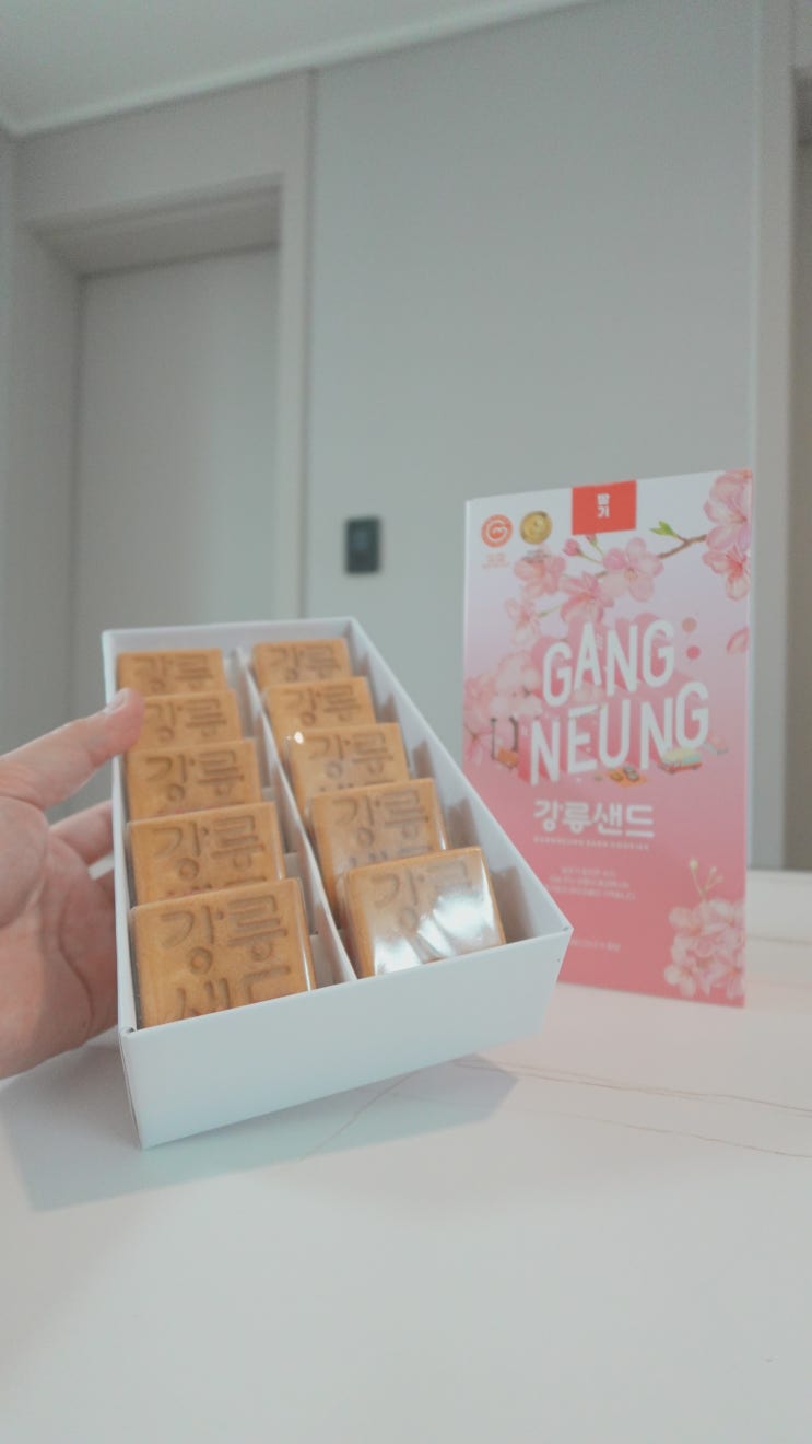  강릉여행선물 필수템! 강릉 디저트 맛집 원조강릉샌드 종류와 팁