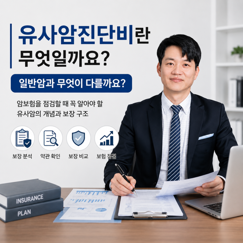유사암진단비란 무엇일까요? 일반암과 무엇이 다를까요?