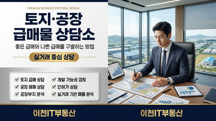  이천 토지·공장 급매물 상담소, 좋은 급매와 나쁜 급매 구별법 | 이천IT부동산