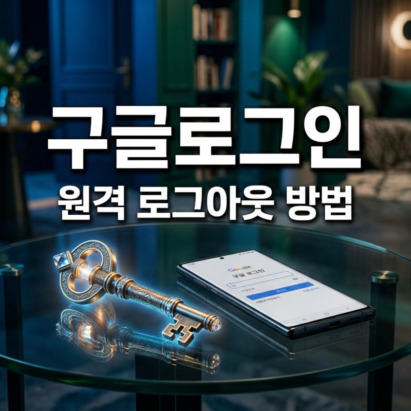 구글 계정 로그인 보안 설정 및 3초 원격 로그아웃 방법