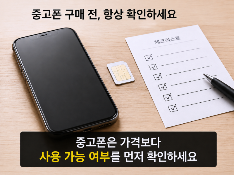 중고폰 확정기변 안 되면? 구매 전 이 질문부터 하세요