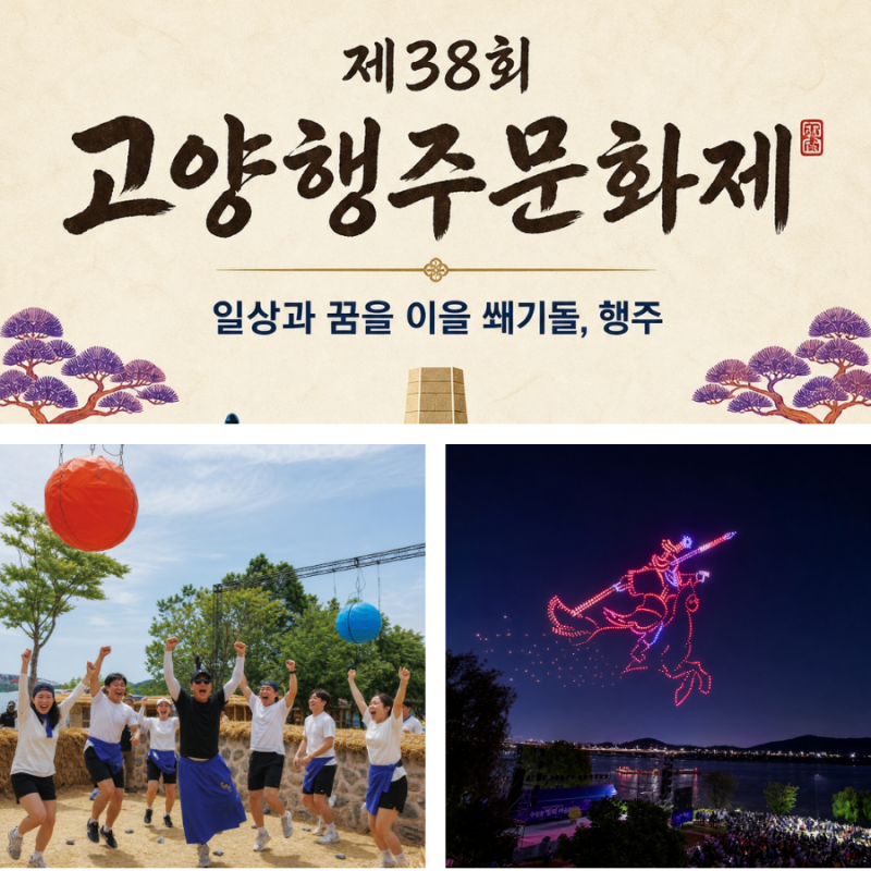 고양 행주문화제 이건 꼭 봐야해! 800대 드론불꽃쇼+서도밴드 라인업 총정리
