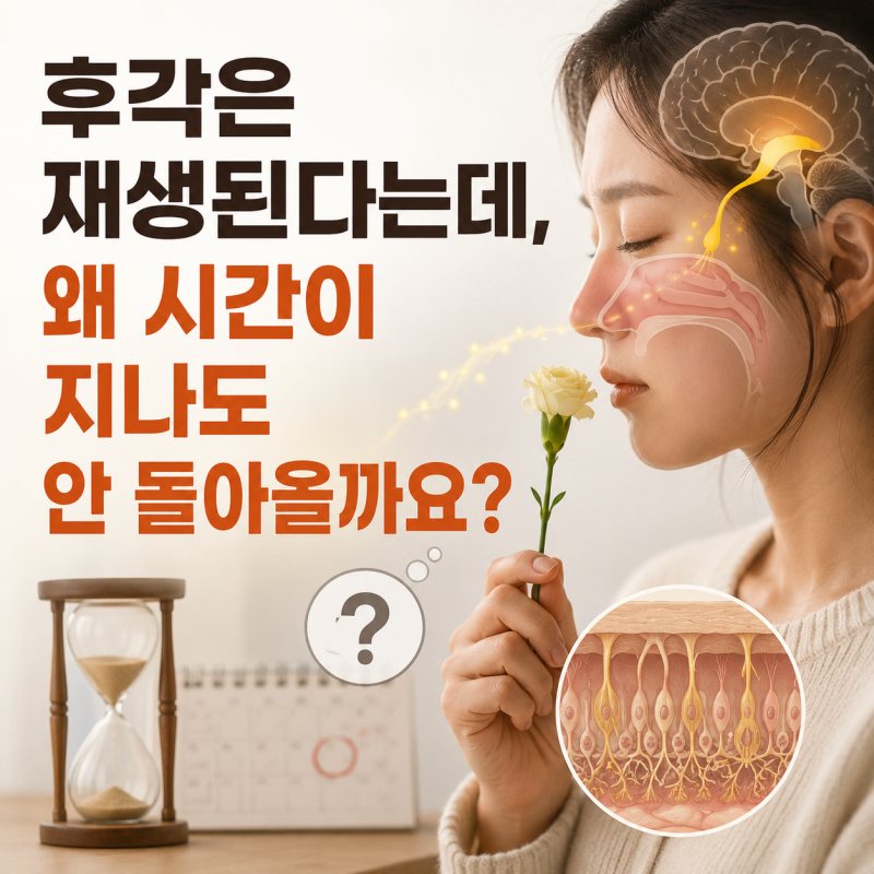 감기 끝난 지 3개월인데 아직도 냄새를 못 맡아요 — 후각이 안 돌아오는 진짜 이유