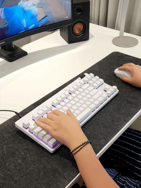 게이밍 키보드 로지텍 G PRO X TKL RAPID 세팅과 발로란트 후기