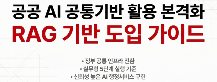  [6월10일 IT뉴스] RAG기반 공공AI 도입 가이드, 구글 에이전트RAG 정확도 향상