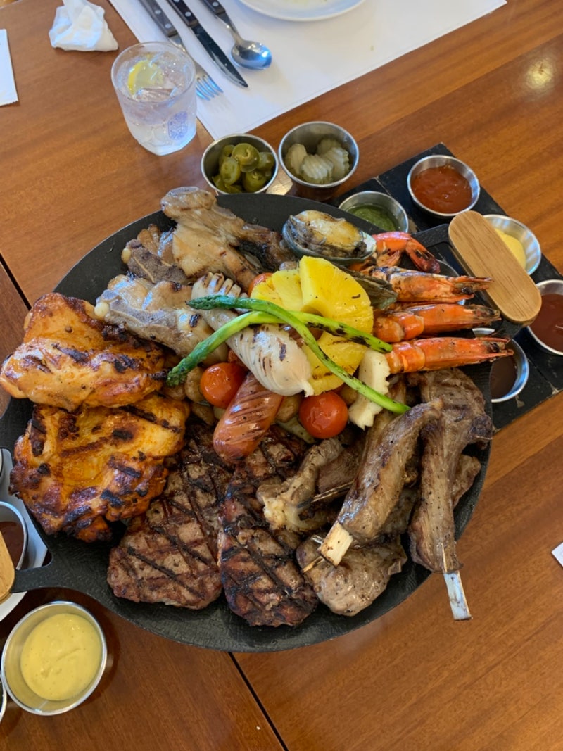 [내돈내산] 양양 쏠비치 맛집 엘 빠띠오 바비큐 세트 찐 후기!