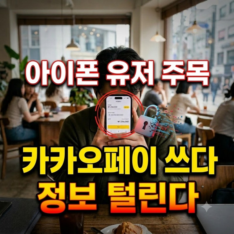 아이폰 유저 주목 카카오페이 쓰다 정보 털린다