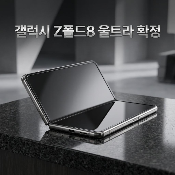  갤럭시 Z폴드8 울트라 명칭 확정 유력 출시일 스펙