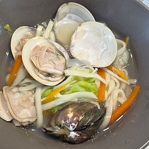 코스트코 백합조개로 칼국수 만들기