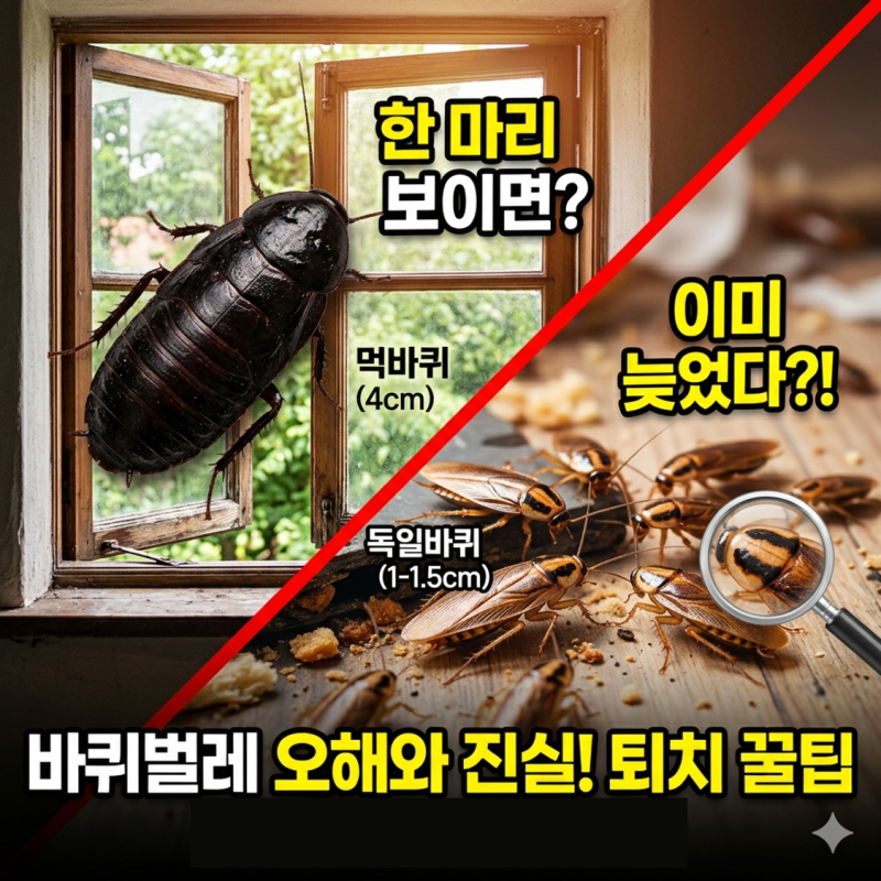 밟으면 알 터진다? 바퀴벌레에 대한 과학적 팩트 체크부터 박멸 꿀팁까지