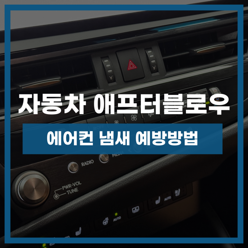 자동차 애프터블로우 장착, 에어컨 냄새를 예방하는 가장 확실한 방법