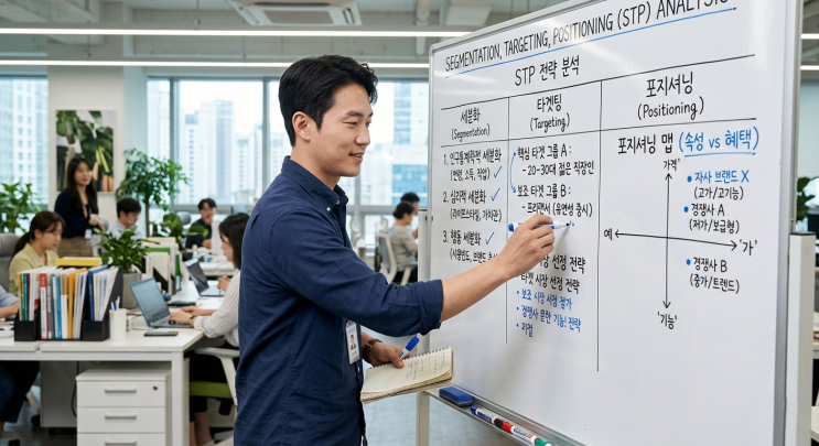  고객을 나눠야 돈이 보인다 — 프랜차이즈 점주를 위한 STP 전략 입문