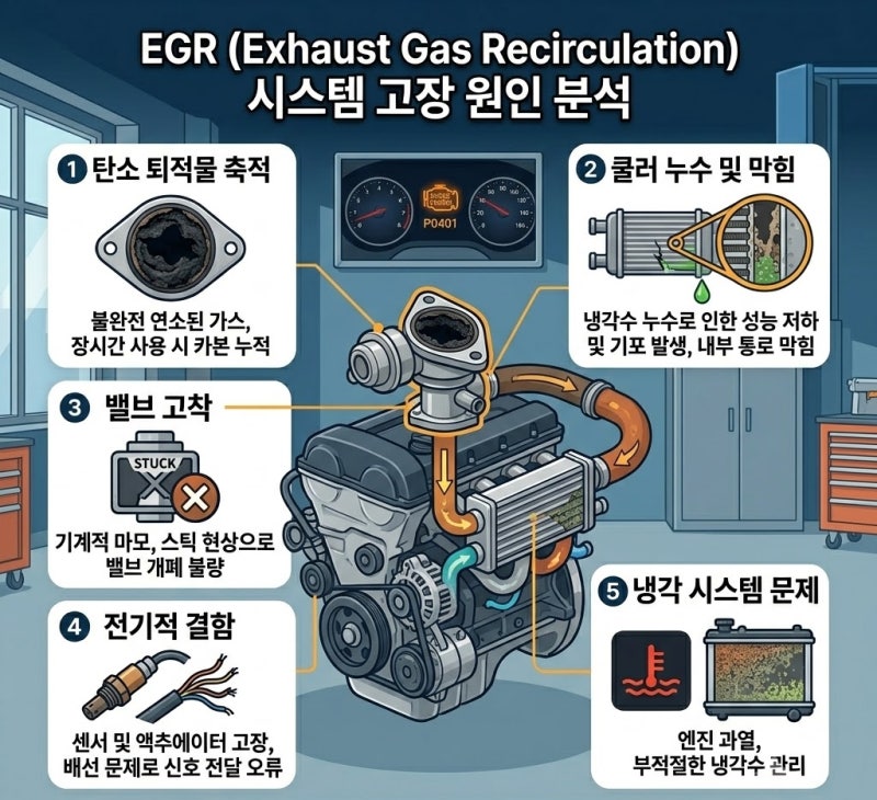 EGR 고장 증상 원인 교체 비용 까지 총 정리 해봅니다!