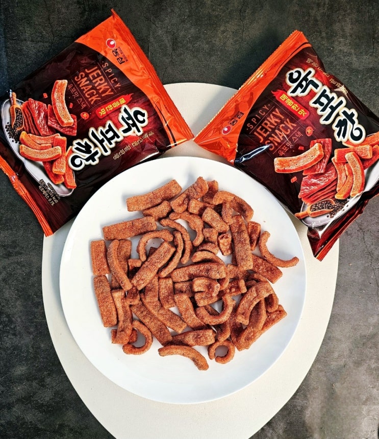  육포깡 편의점 신상과자 그냥 먹지마요 존맛 꿀팁!
