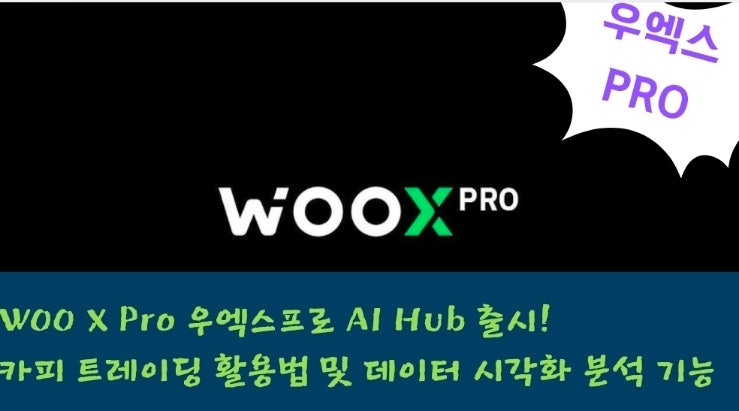  WOO X Pro 우엑스프로 AI Hub 출시! 카피 트레이딩 활용법 및 데이터 시각화 분석 기능