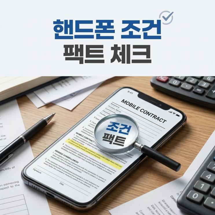  동탄 휴대폰 성지 핸드폰 조건 속 시원한 팩트 체크하기
