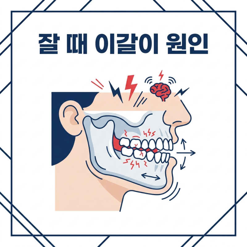 잘 때 이갈이 원인 3가지와 가장 효과적인 치료 방법