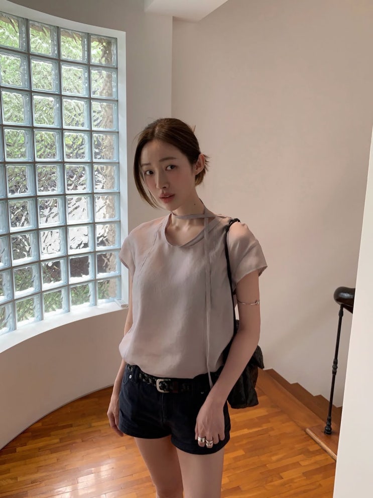  사복 천재 블라우스 코디법! 차정원 시스루 코디, 시원한 스타일