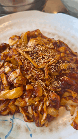  서산 맛집 한길속초코다리냉면, 불맛 가득 쭈꾸미와 장작 불고기의 꿀조합