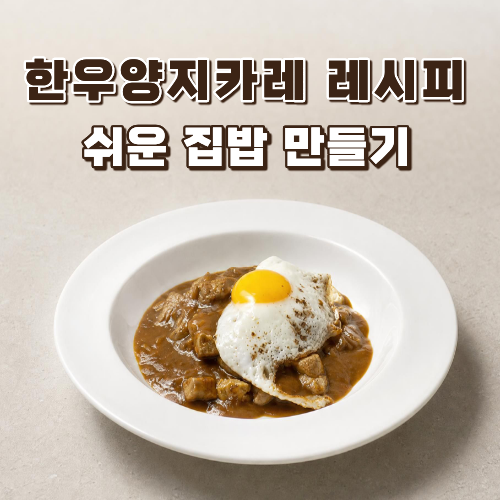 한우 양지 카레 만들기, 쉬운 레시피, 버터카레, 집밥, 소고기 요리