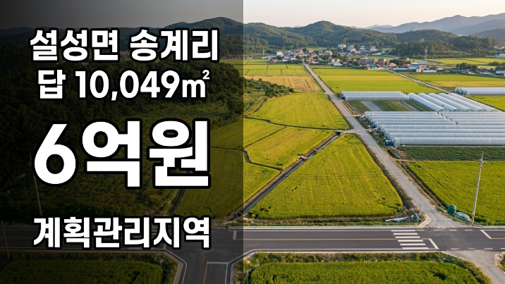  이천시 설성면 송계리 답 10,049 현황 정리, 무엇을 먼저 확인해야 할까?