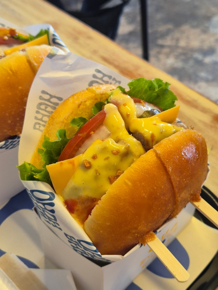  우도 맛집 '하하호호' 내돈내산, 우도땅콩버거·제주마늘버거 후기