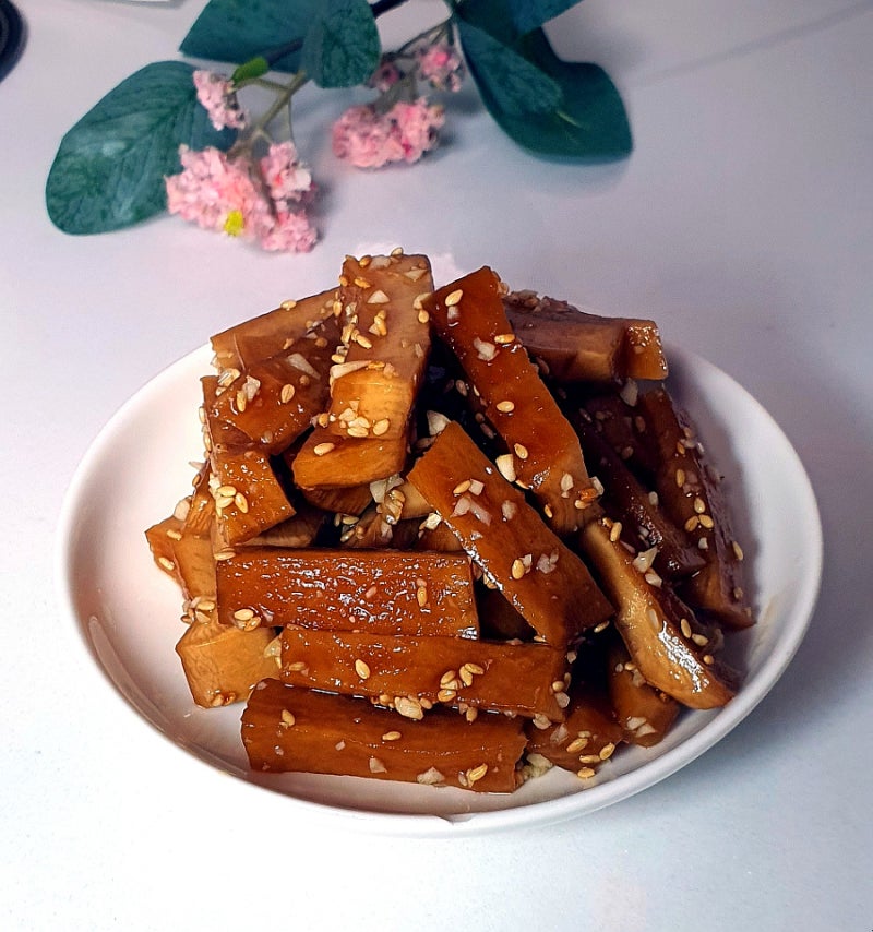 아삭한 무장아찌 담그는법 무짠지 무침 만들기 무요리
