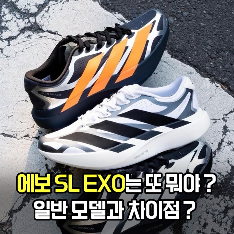 아디다스 러닝화 아디제로 에보 SL EXO 이건 또 뭐가 다른건가?