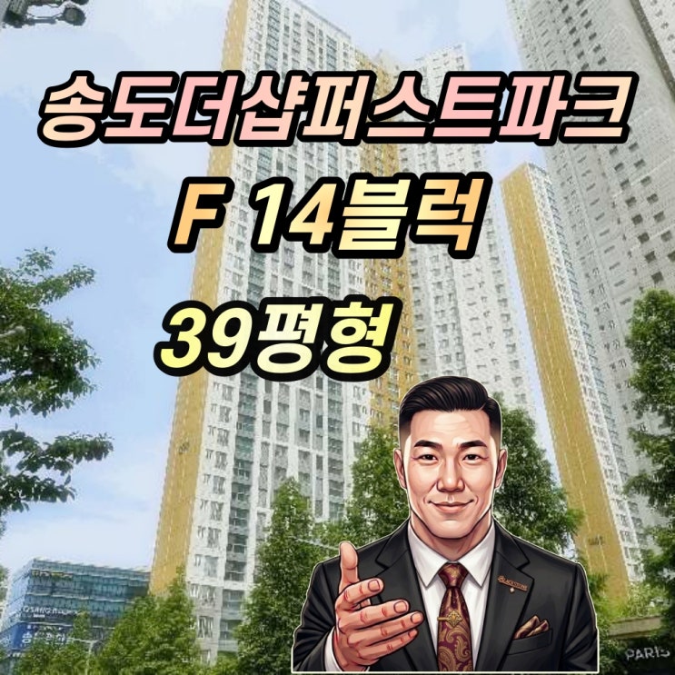  송도더샵퍼스트파크 F14블럭 경매 39평형 2025타경509369
