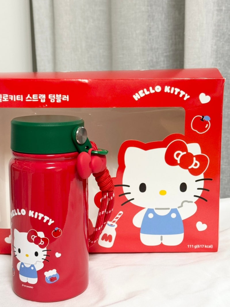 세븐일레븐신상| 헬로키티스트랩텀블러 set 가격, 재고조회 구매 꿀팁