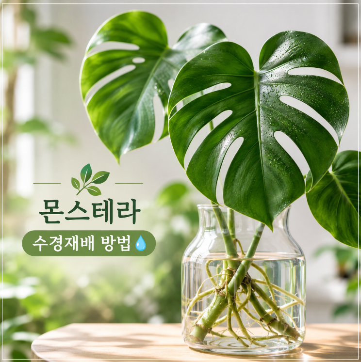 몬스테라 수경재배 방법: 가지치기부터 뿌리 정리까지 총정리